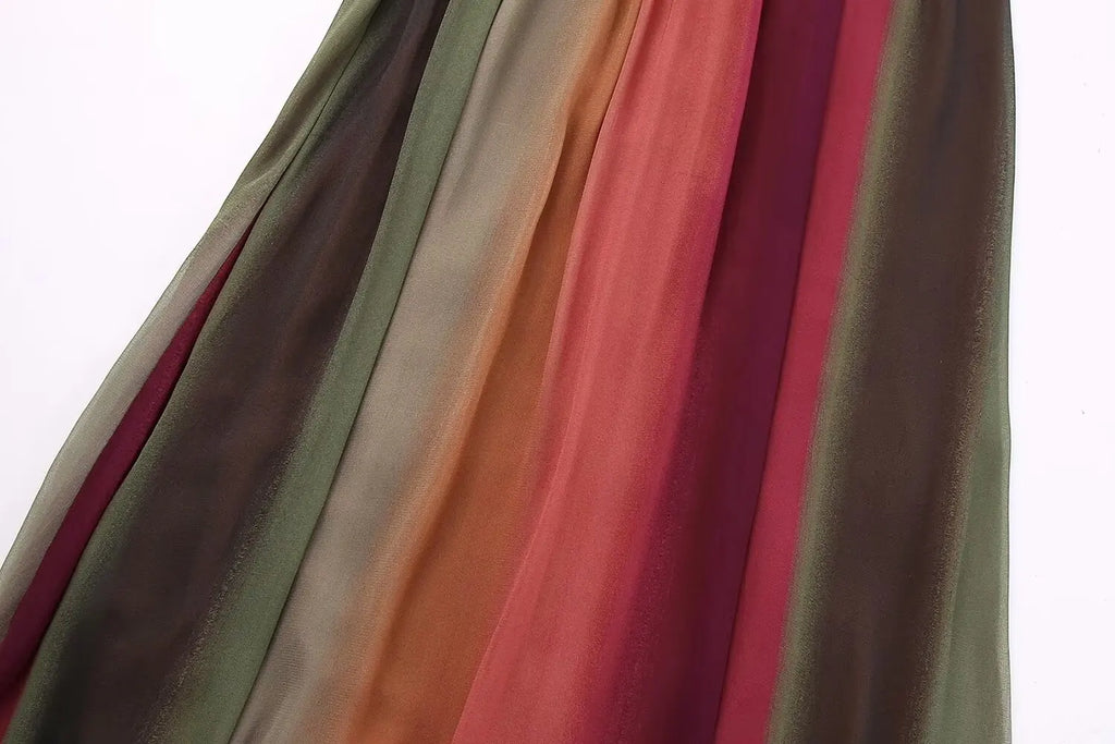 Deep V Neck Dresses for Women Sexy High Waisted Y2k Lady Elegant Party Elegant Printed Pleated Sleeveless Vacation Robes