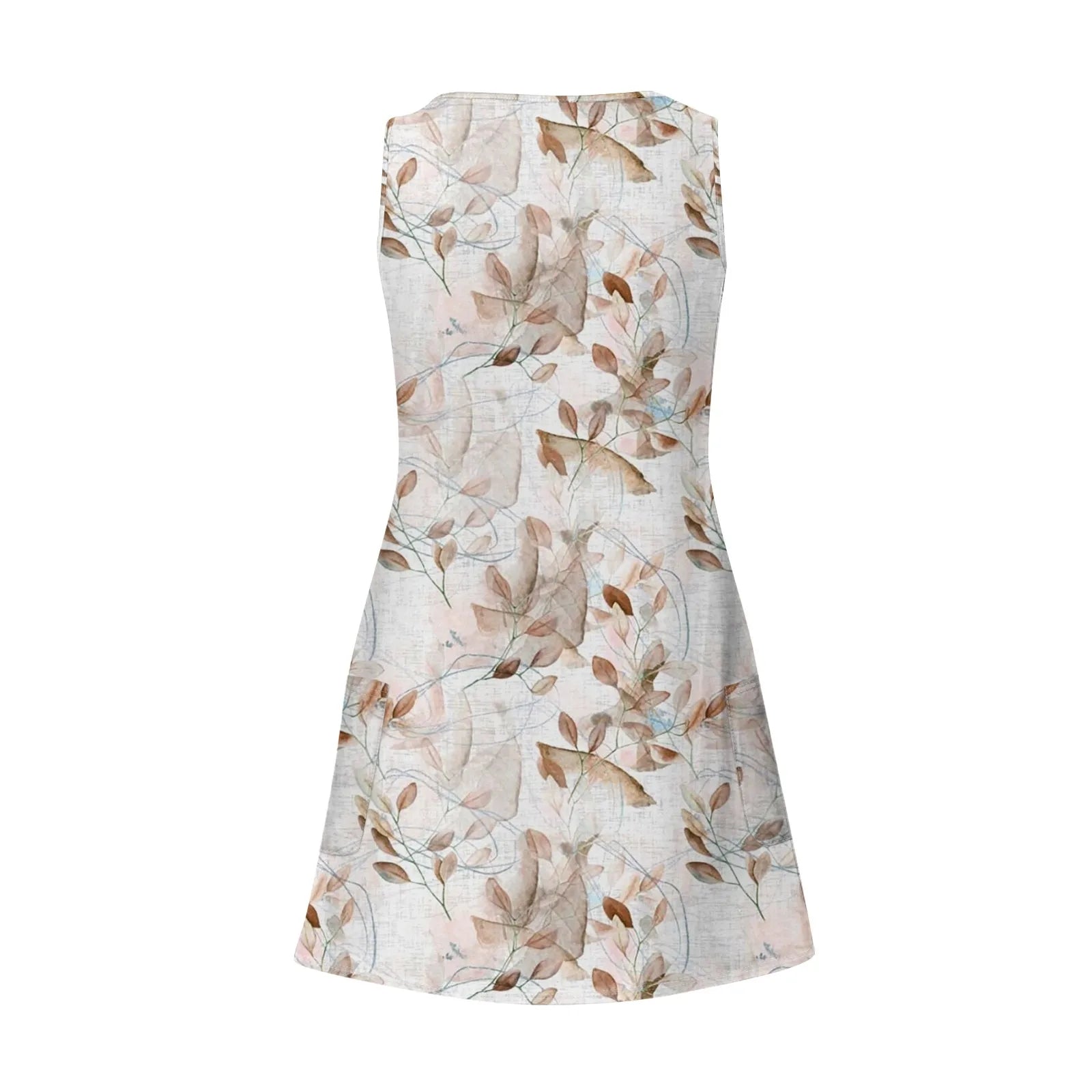 Dresses For Women 2024 Fashion Women'S Casual Print Summer Bohemian Beach Dress With Pockets V Neck Tank Dress Formal Dresses
