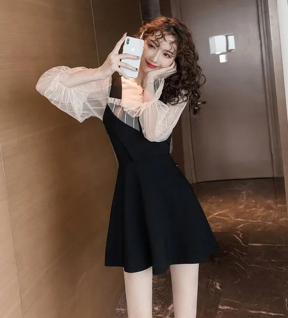 Dresses For Women Party Evening A Line Curvy One Pieces Beach New Features Of Elegant Luxury Prom Mesh Woman Long Sleeve Dress